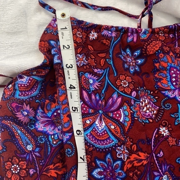 ALTAR’d STATE Floral Bohemian Halter Romper Shorts - Picture 11 of 12